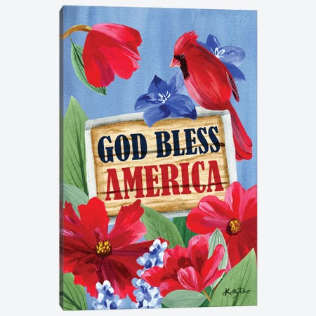 Bless America Canvas Print #KYT21} by Kelley Talent Art Print