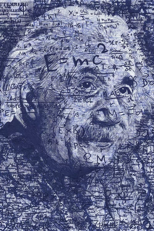 Albert Einstein by Kyle Willis wall art