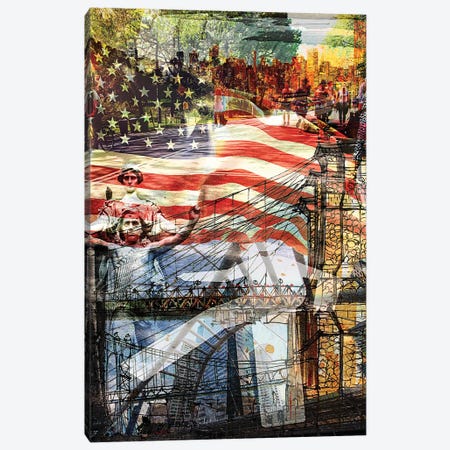 NYC Series This Is America Canvas Print #KYW26} by Kyle Willis Canvas Art Print