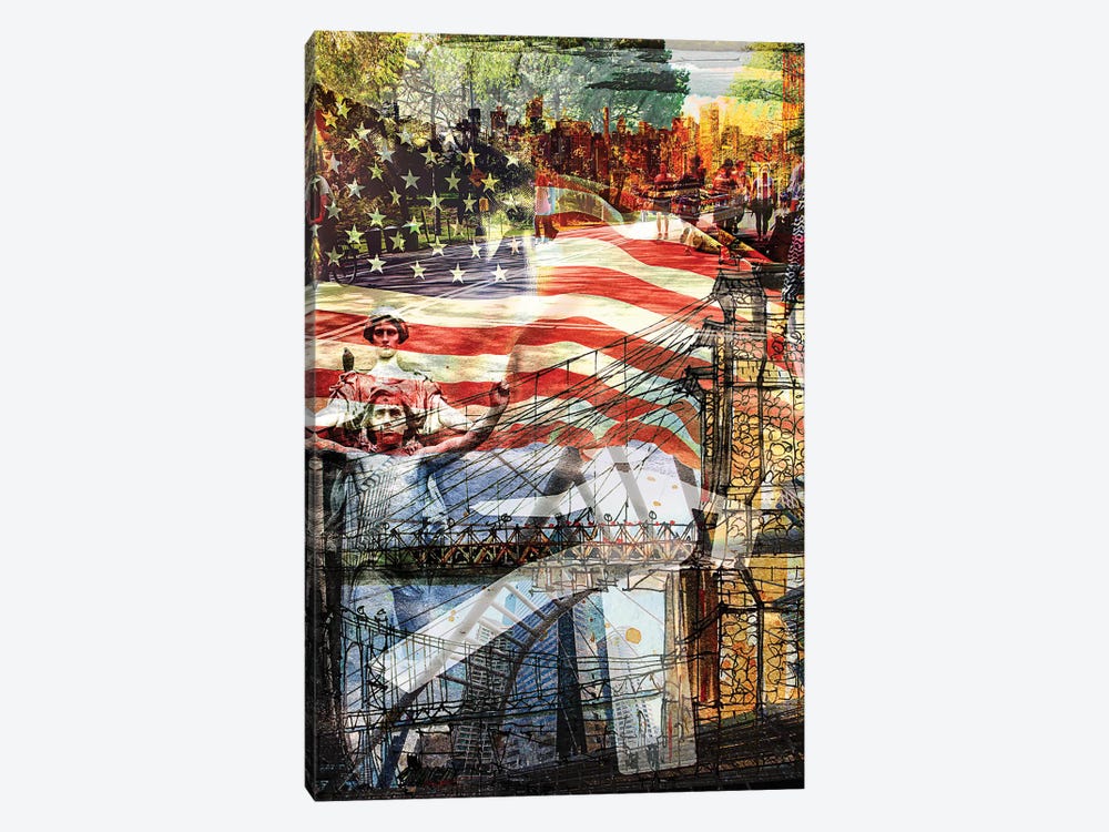 NYC Series This Is America by Kyle Willis 1-piece Canvas Print