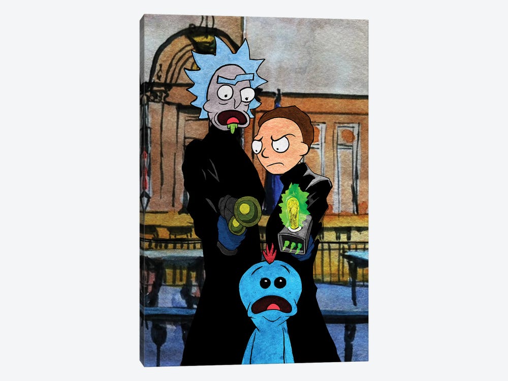 Rick And Morty Boondock Saints by Kyle Willis 1-piece Art Print