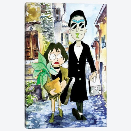 Rick And Morty Leon The Professional Canvas Print #KYW29} by Kyle Willis Canvas Art