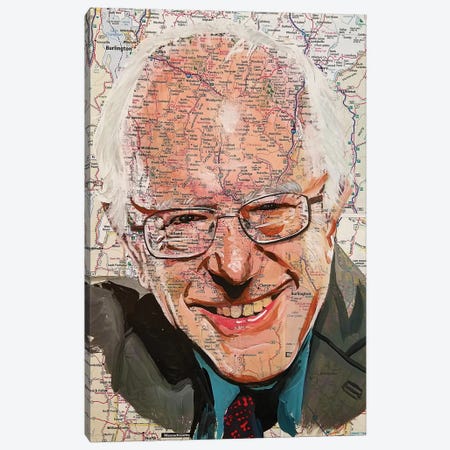 Bernie From Vermont Canvas Print #KYW33} by Kyle Willis Art Print