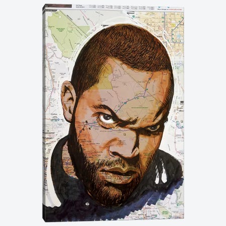 Ice Cube From California Canvas Print #KYW40} by Kyle Willis Canvas Art