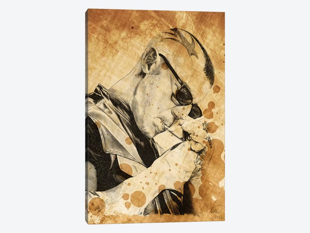 Sons Of Anarchy Juice Oil Stained by Kyle Willis 1-piece Canvas Wall Art