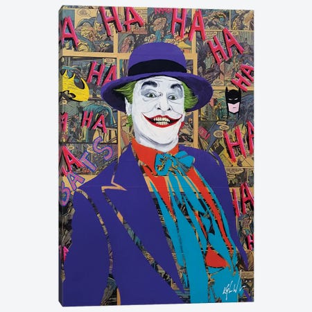 Batman Joker Jack Nicholson Canvas Print #KYW5} by Kyle Willis Canvas Art