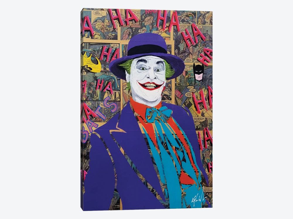 Batman Joker Jack Nicholson by Kyle Willis 1-piece Art Print