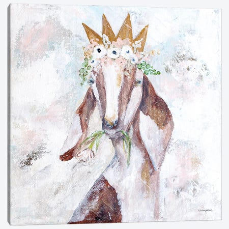 Princess Goat Canvas Print #KZE10} by Mackenzie Kissell Canvas Print