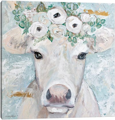 Annabelle The Cow Canvas Art Print