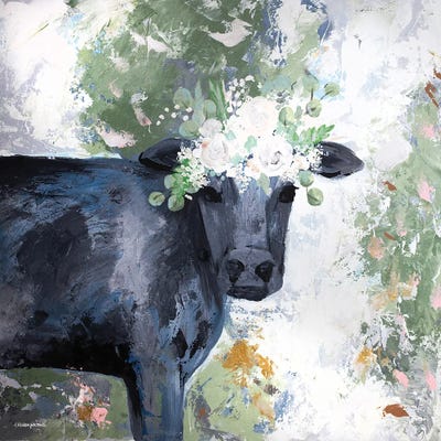 Mabel The Cow by Mackenzie Kissell canvas print