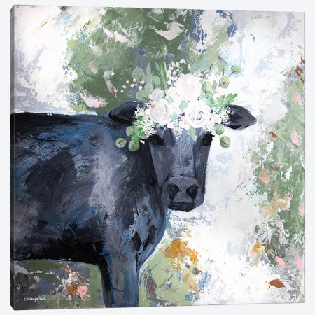 Mabel The Cow Canvas Print #KZE8} by Mackenzie Kissell Art Print