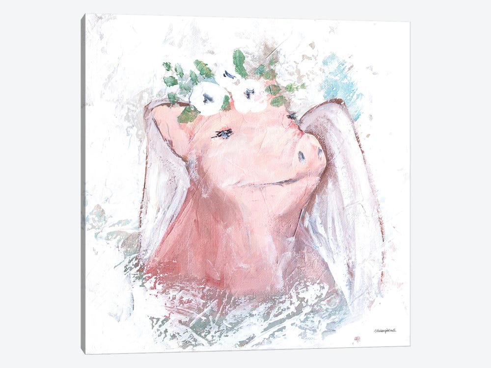 Pigs Fly by Mackenzie Kissell 1-piece Art Print