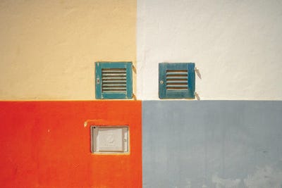 Menorca - Street Colours II by Kenzo Ejiri multi panel art