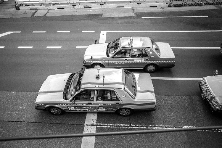 Grey Taxis by Kenzo Ejiri wall art
