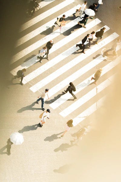 Japan: Shibuya Crossing I by Kenzo Ejiri