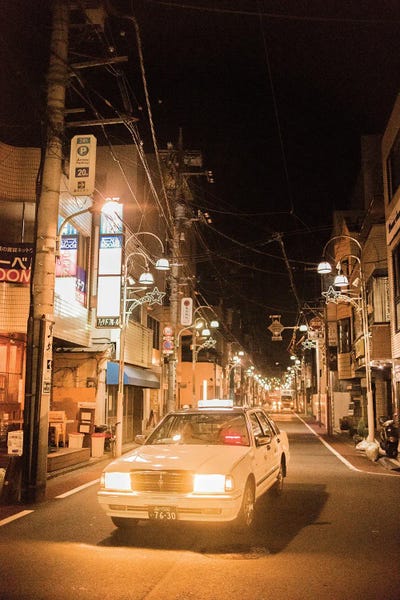 Yellow Taxi by Kenzo Ejiri multi panel art