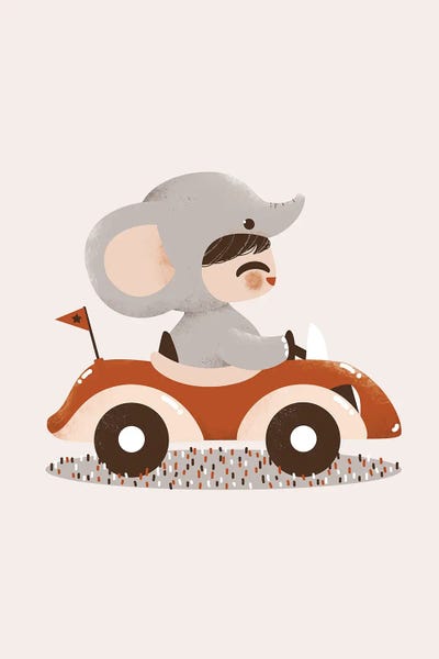 Sweeties - Elephant by Kanzilue canvas print