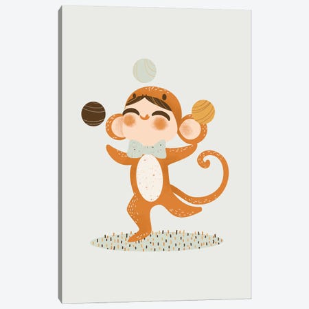 Sweeties - Monkey Canvas Print #KZL27} by Kanzilue Canvas Artwork