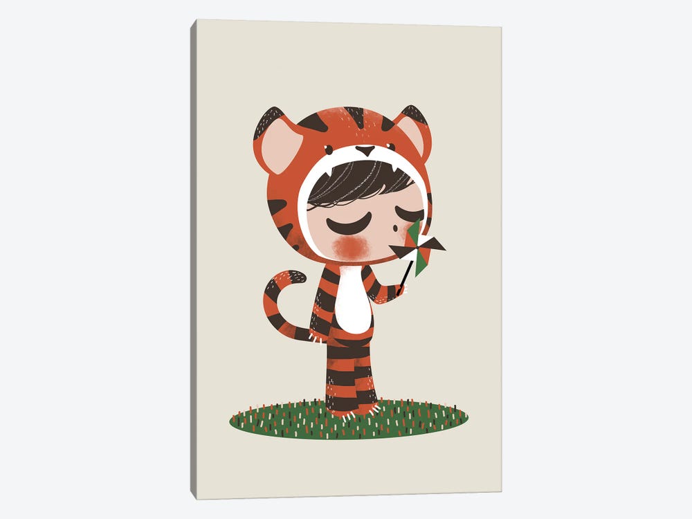 Sweeties - Tiger by Kanzilue 1-piece Canvas Print