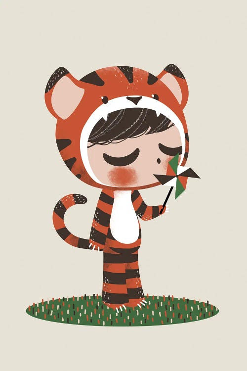 Sweeties - Tiger by Kanzilue wall art