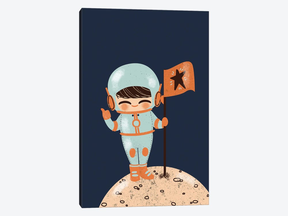 The Astronaut by Kanzilue 1-piece Canvas Art Print