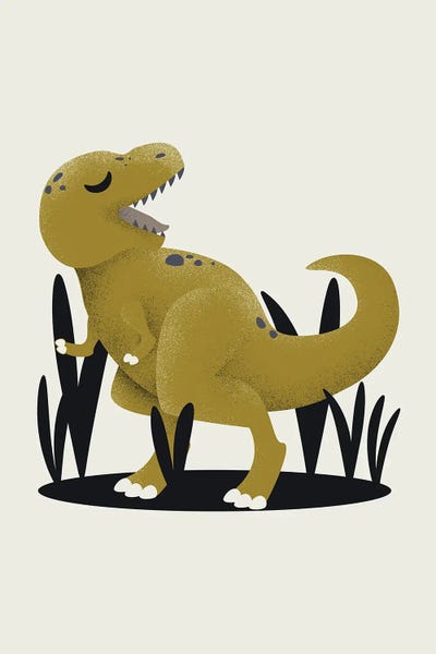 The Tyrannosaurus by Kanzilue art print