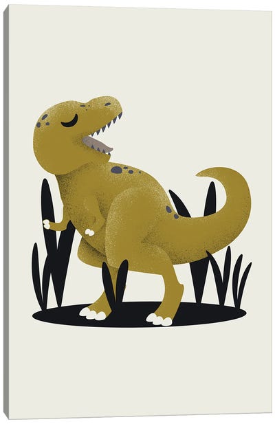The Tyrannosaurus Canvas Art Print - Prehistoric Animal Art