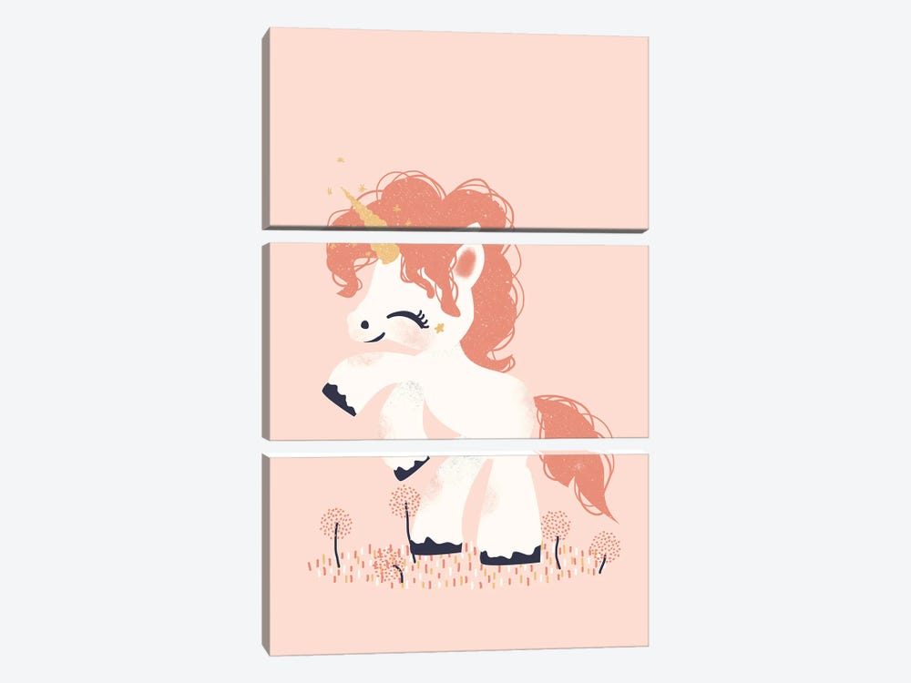 The Unicorn by Kanzilue 3-piece Art Print