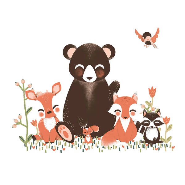 Brown Bears: Cute Animals Of The Forest by Kanzilue