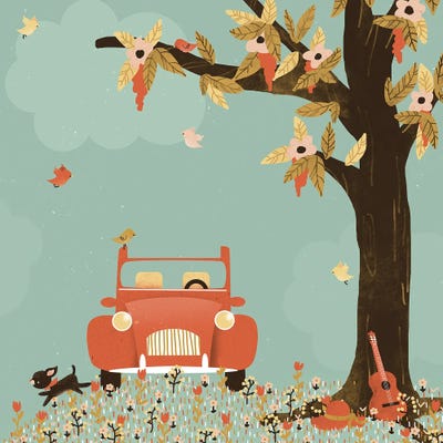 Life Is Beautiful by Kanzilue metal wall art