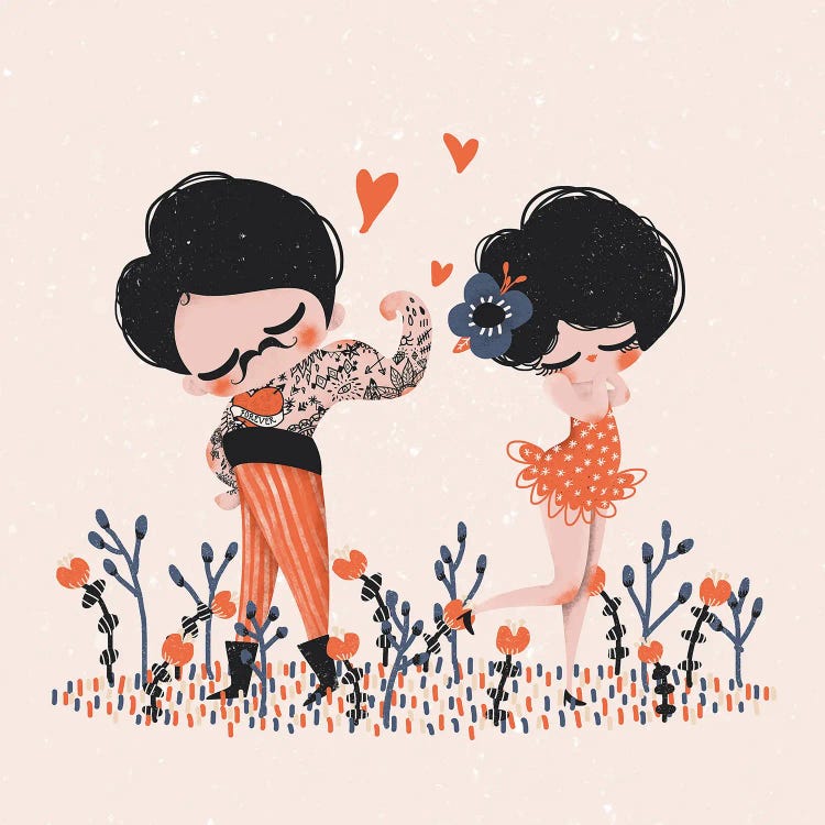 Strong Love I by Kanzilue wall art