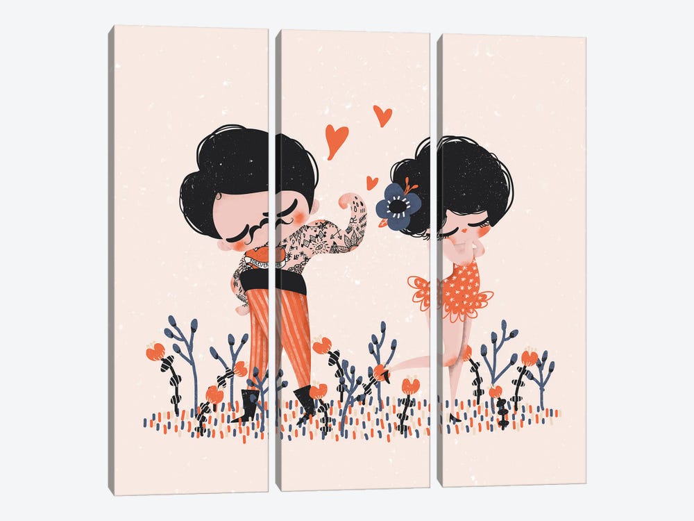 Strong Love I by Kanzilue 3-piece Art Print