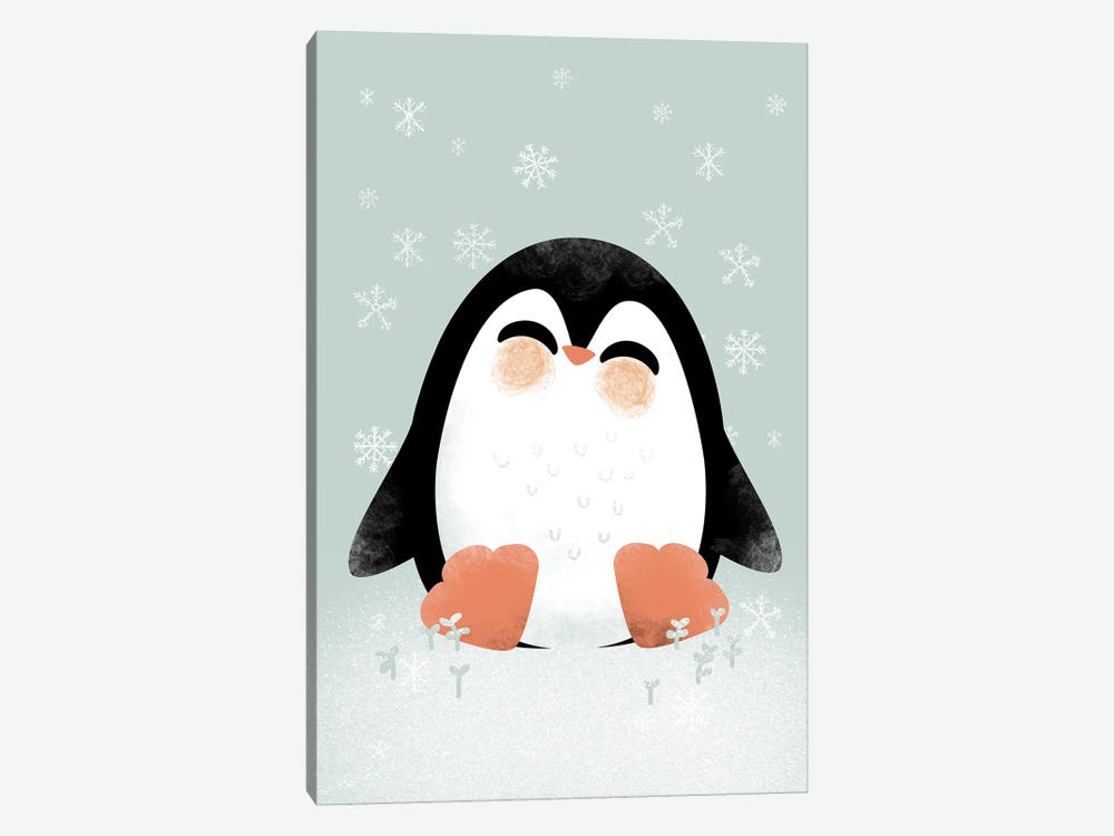 Cute Animals - The Pingouin by Kanzilue 1-piece Canvas Art