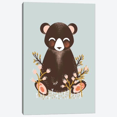 Cute Animals - The Bear Canvas Print #KZL61} by Kanzilue Canvas Art Print