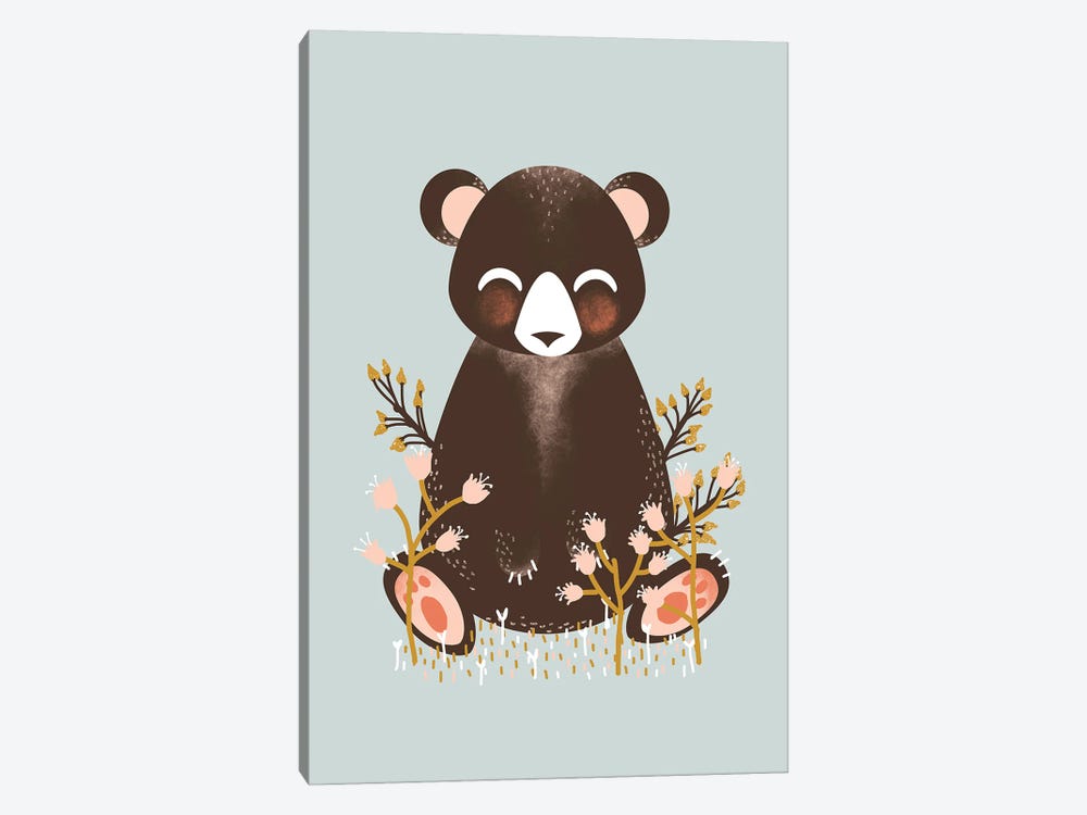 Cute Animals - The Bear by Kanzilue 1-piece Canvas Art