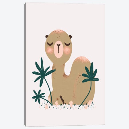 Cute Animals - The Camel Canvas Print #KZL62} by Kanzilue Canvas Print