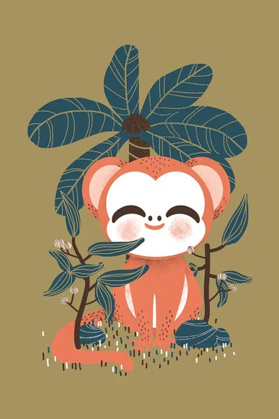 Kanzilue: Cute Animals - The Monkey by Kanzilue