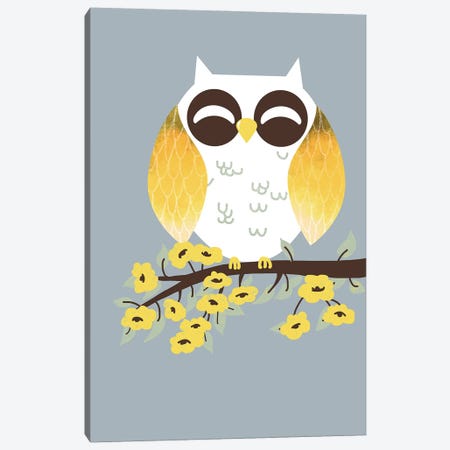 Cute Animals - The Owl Canvas Print #KZL69} by Kanzilue Canvas Print