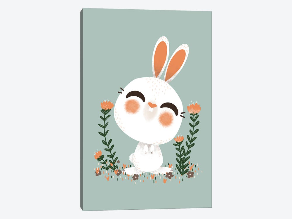 Cute Animals - The Rabbit by Kanzilue 1-piece Canvas Print