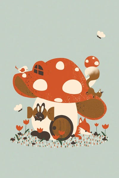 Kanzilue: Mushroom House by Kanzilue