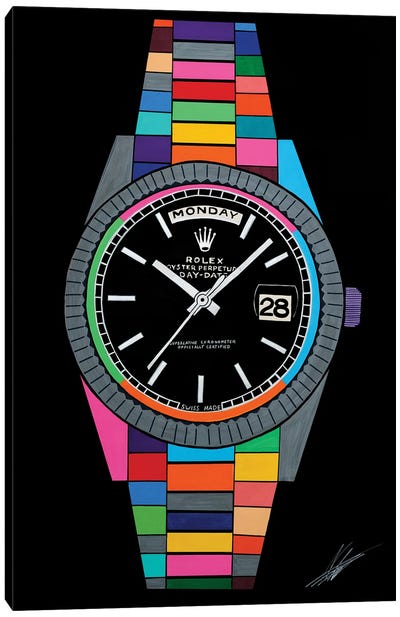 The Rolex Canvas Art Print - Art for Dad
