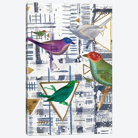 Bird Intersection I Canvas Print #LAB24} by Lori Arbel Canvas Artwork