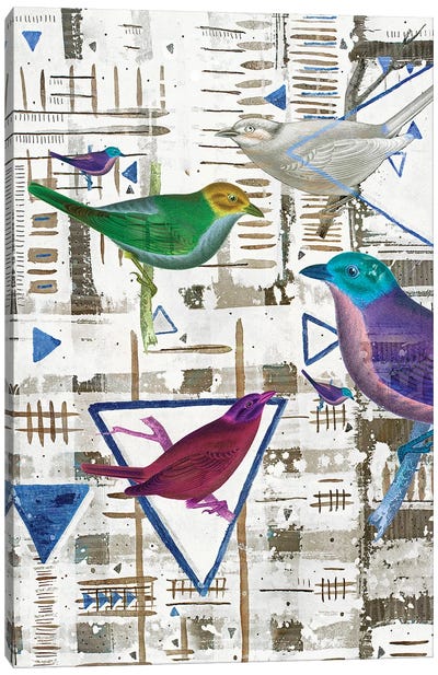 Bird Intersection III Canvas Art Print