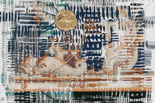 Lori Arbel: Radiant Venus, Cupid, And Sun by Lori Arbel