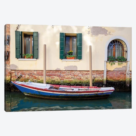 Venice Workboats II Canvas Print #LAD10} by Laura DeNardo Canvas Artwork