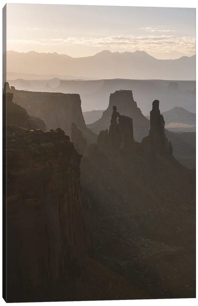 Desert Vista II Canvas Art Print - Layered Landscapes