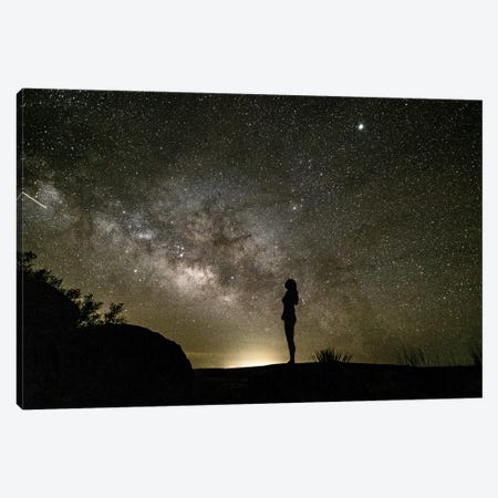 City Of Rocks, Sky Of Stars Canvas Print #LAE5} by Laurel Anderson Canvas Art