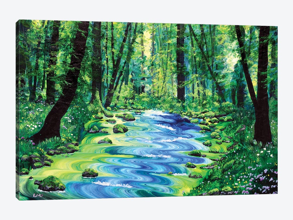 Enchanted Woodland by Laura Iverson 1-piece Canvas Art