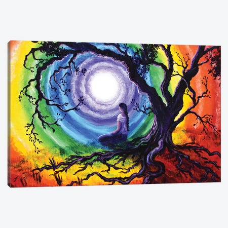Tree Of Life Meditation Canvas Print #LAI120} by Laura Iverson Canvas Art Print