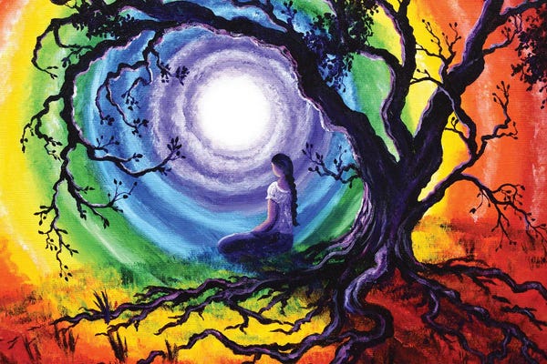 Zen Décor: Tree Of Life Meditation by Laura Iverson